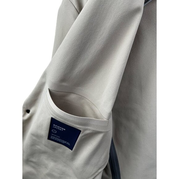 Ministry of Supply Aviator Jacket Mens Large Performance Travel Blazer Beige - Picture 9 of 12